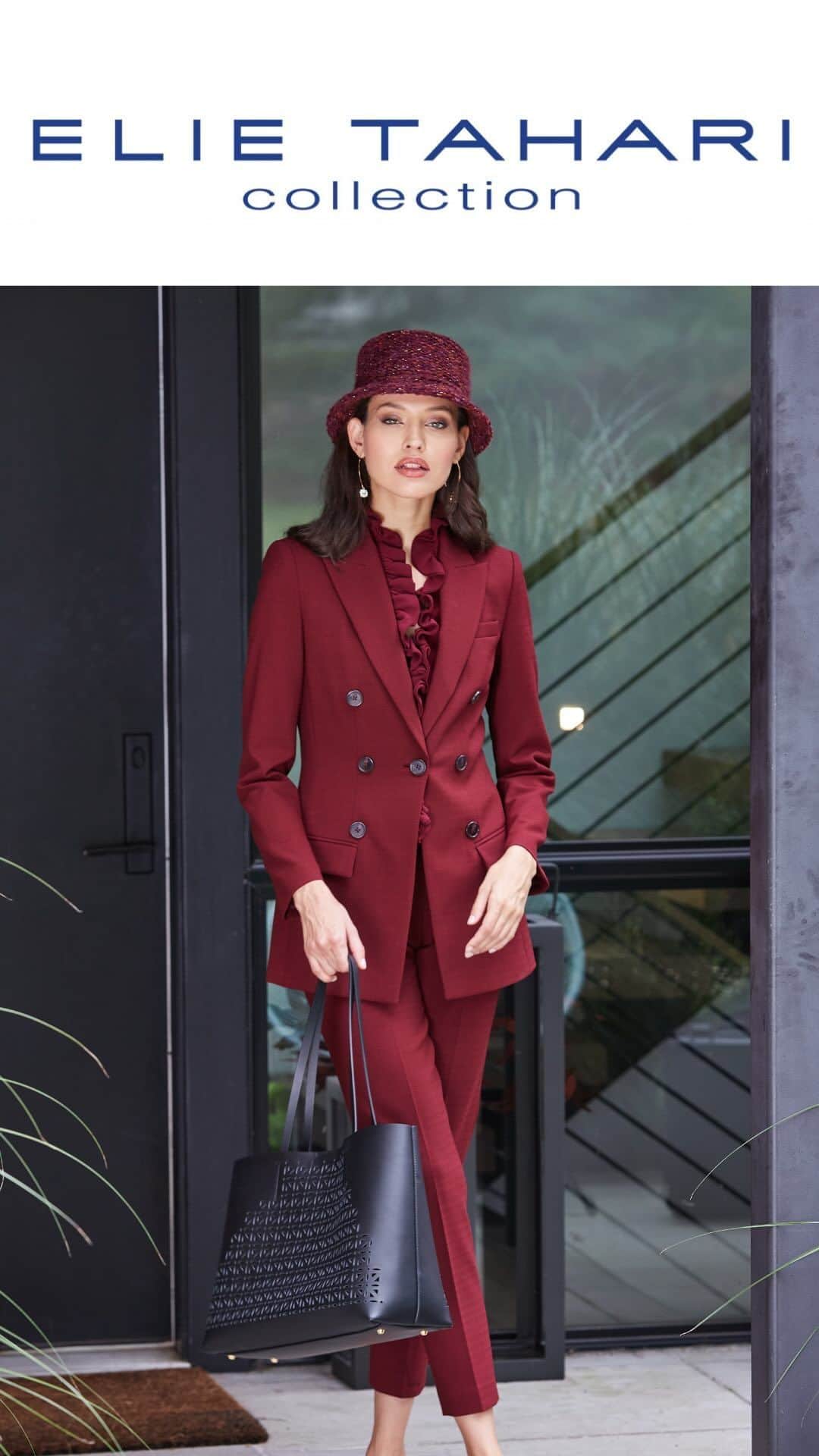 エリータハリのインスタグラム：「In a world where trends come and go, some styles remain eternal. Step into the aura of #oldmoney style with our exquisite new fall pieces.   Shop all styles exclusively available to shop at elietahari.com & Elie Tahari Collection Stores.」
