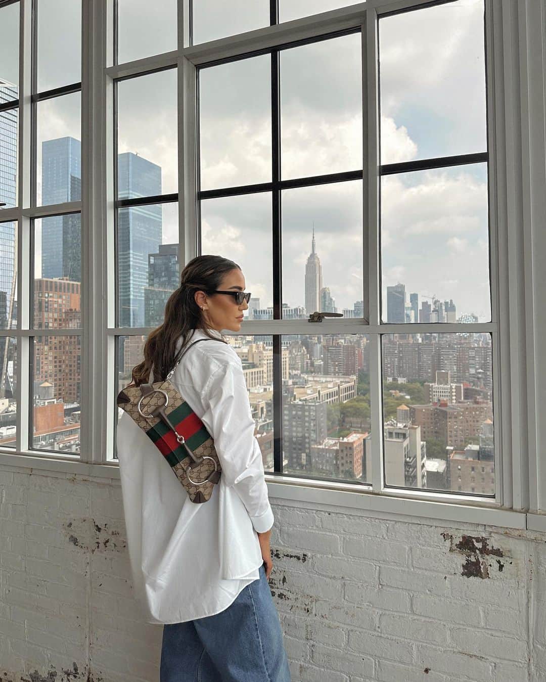 Tamara Kalinicのインスタグラム：「My kinda look @gucci #GucciHorsebitChain」