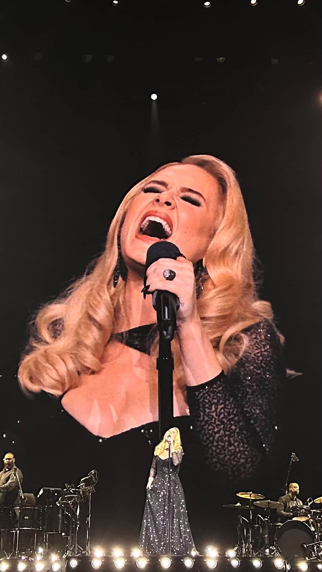 カロリーネ・セリコのインスタグラム：「ADELE | Uma noite que ficou para a história, sem dúvida o melhor show da minha vida, especialmente para comemorar nossos 7 anos juntos e 2 de casados! Se você é fã da @adele vai amar esses 11 minutos, e se você não é, vai virar um depois de assistir ao vídeo! Thank you, Adele 🤍 #CaCelicoViagem」