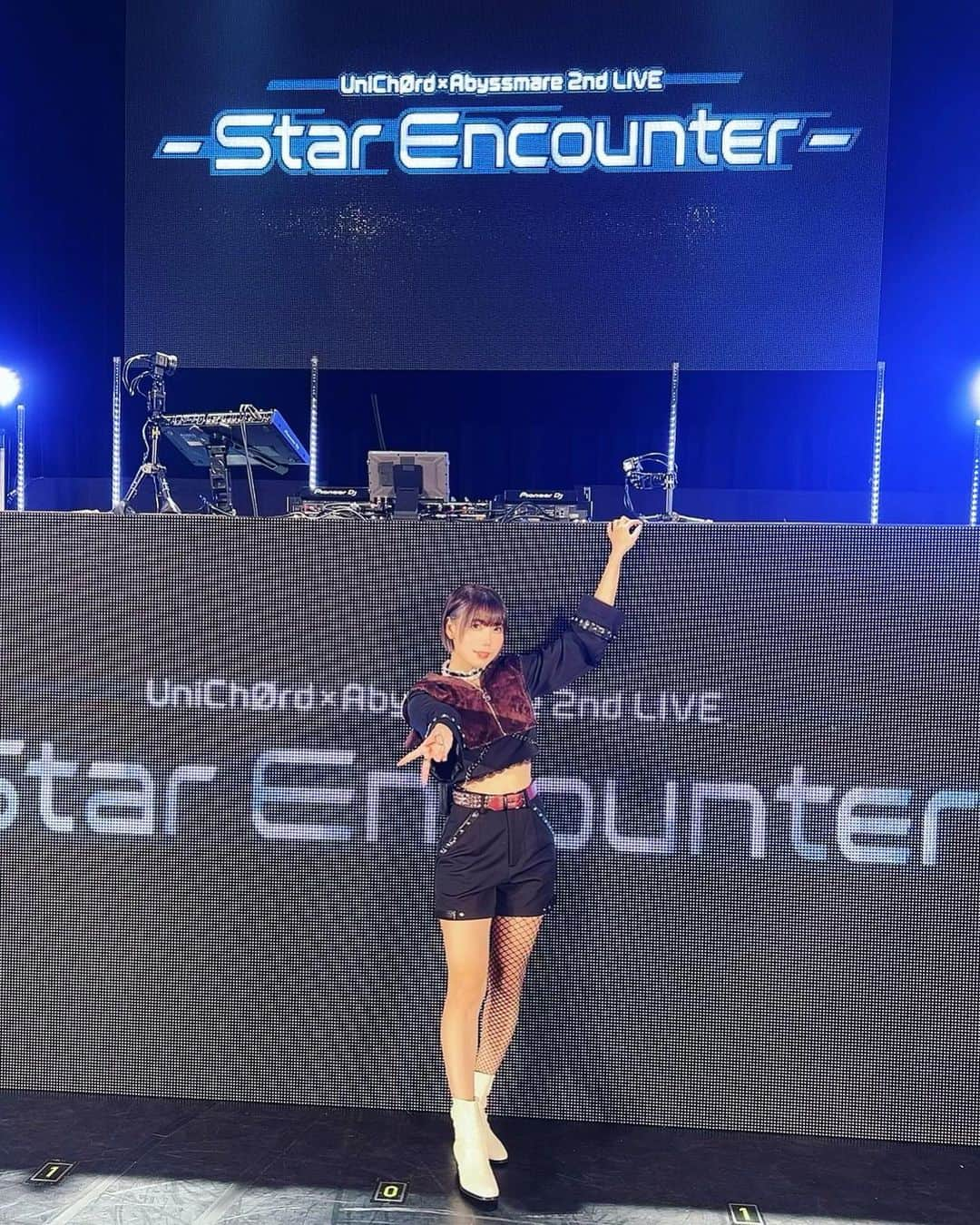 相坂優歌さんのインスタグラム写真 - (相坂優歌Instagram)「. . UniChØrd×Abyssmare 2nd LIVE -Star Encounter-  来てくれたひと 観てくれたひと ありがとうございました  楽しかった…💫ほんとに楽しかった  でもまだまだまだまだ良さ更新出来るなって思った🎶 これからもっと大きな喜びとか感動とかが待ってるんだと思うと嬉しいな。楽しみだな〜  早く京プレとかD4FESとかで 最強を更新したAbyssmareみせたーい 単独イベントもあるっぽいし楽しみすぎ、何するんだろ？？ わくわく🩵  新曲色々披露したんだけどめっちゃいいよね、曲も振り付けも最高⚡️ 2ndシングル発売されたら是非いっぱい聴いてね🌹  #D4DJ #グルミク #Abyssmare #ユニメア2」9月9日 20時06分 - yuuka_aisaka