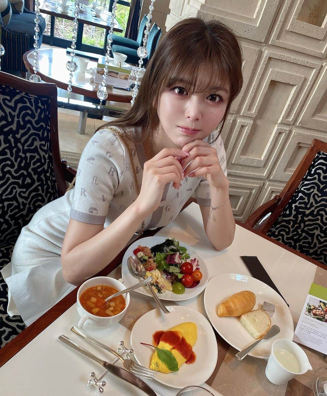 水瀬琴音さんのインスタグラム写真 - (水瀬琴音Instagram)「🥐🥚🥗🍽 ・ 朝ごはんはしっかり食べる派です🥰 ・ ・ ・ #朝ごはん #東京ベイコート倶楽部」9月9日 20時56分 - kotone_dayo___