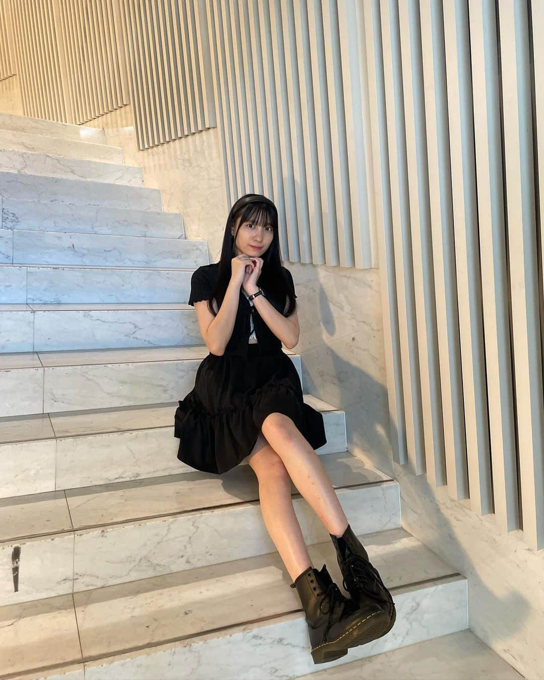 石黒友月さんのインスタグラム写真 - (石黒友月Instagram)「👗🎀🖤🤍」9月9日 21時14分 - yuduyu1011