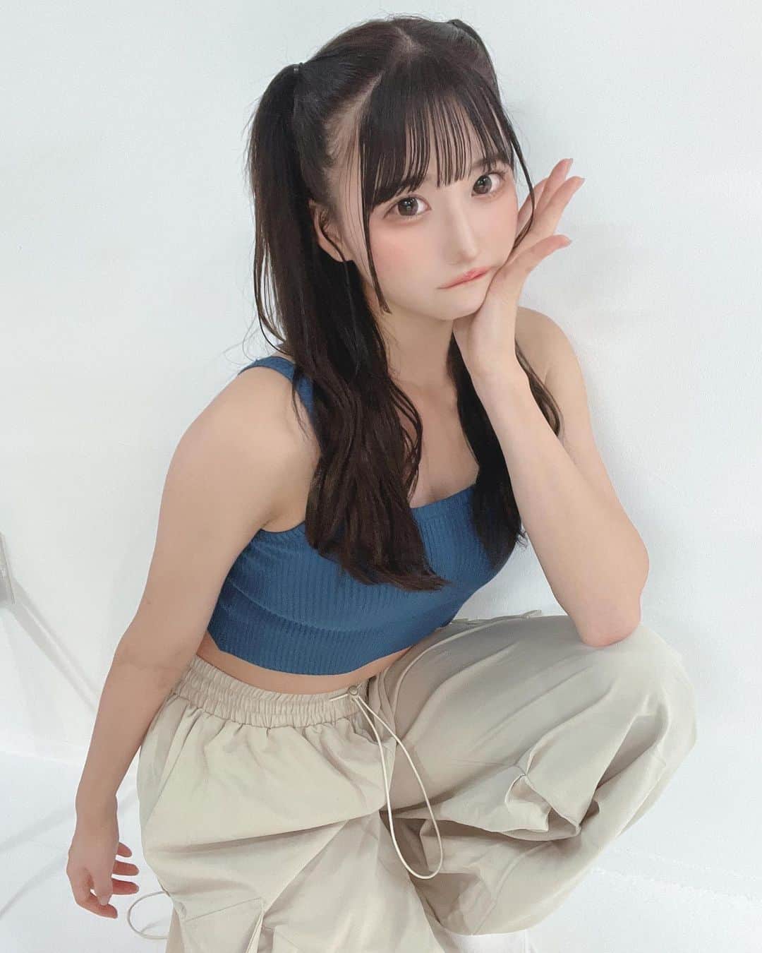 夢実あすかさんのインスタグラム写真 - (夢実あすかInstagram)「今日のあすか ⸜❤︎⸝‍  ．  ．  ．  #japaneseidol #japanesegirl #idol #instagood #instalike #selca #followforfollowback #selfie #today #ootd #dailylook #instafashion #followme #アイドル前髪 #makeup #今日のコーデ  #アイドル  #アイドルメイク  #メイク  #夏コーデ #いいね返し #自撮り #自撮り女子 #自撮り界隈 #推してください #シンプルコーデ #カーゴパンツコーデ #ラフコーデ #ハーフツイン」9月9日 21時44分 - asukadayou213