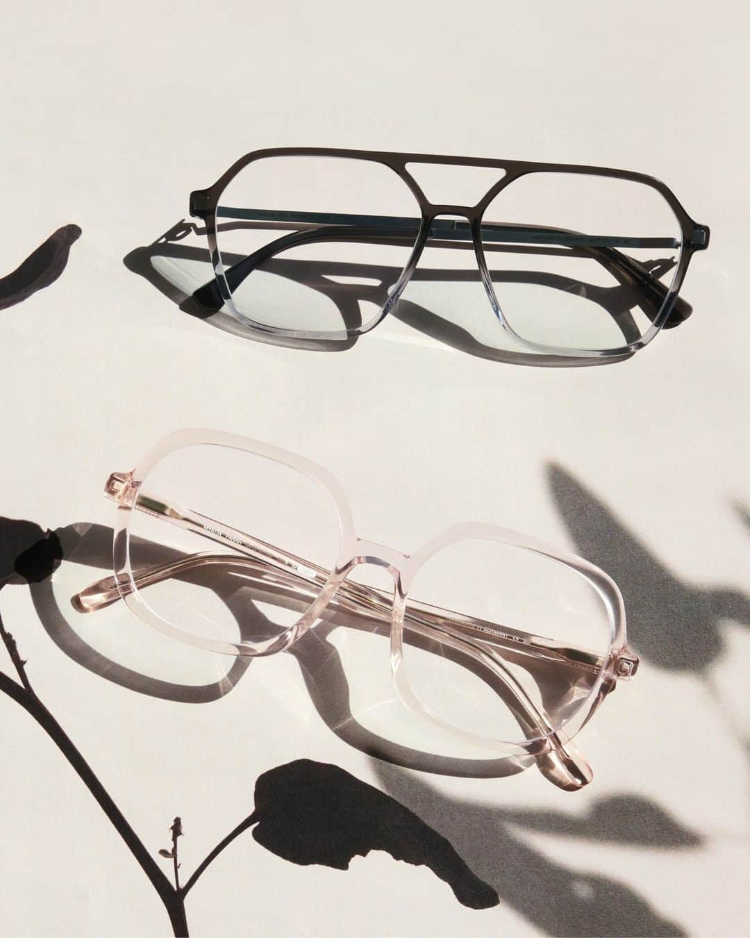 MYKITAのインスタグラム：「Our most loved pieces – our bestselling optical styles, such as FARAH in Rose Water/Silk Champagne, are now available on mykita.com」