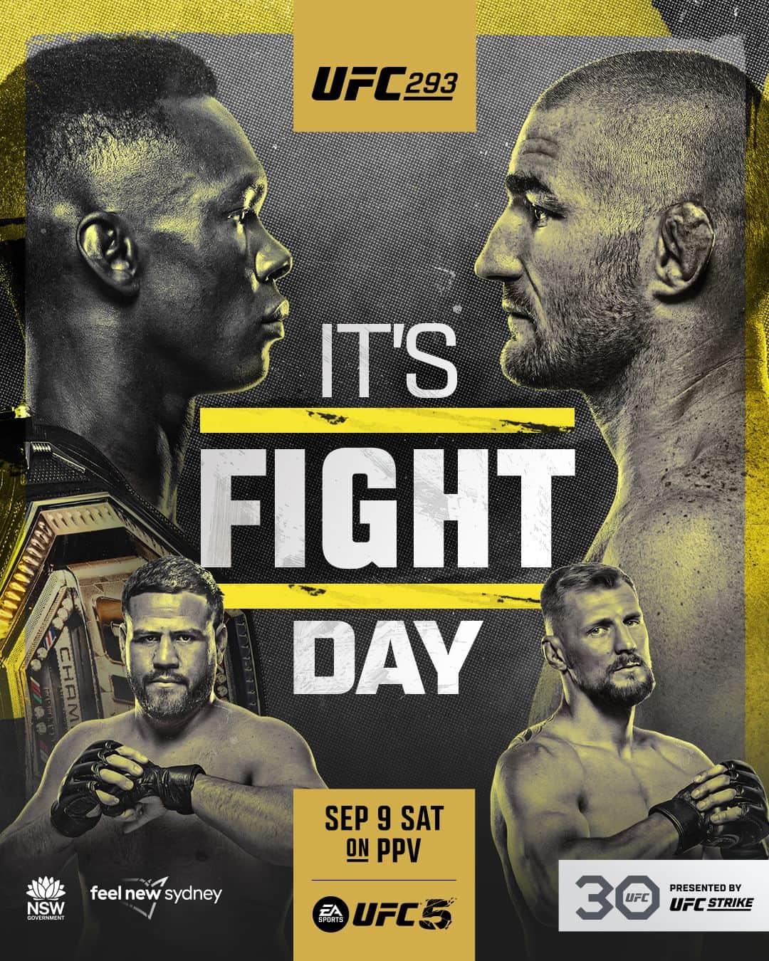 UFCさんのインスタグラム写真 - (UFCInstagram)「Fight Day down under 🇦🇺 #UFC293 is HERE!」9月9日 22時30分 - ufc