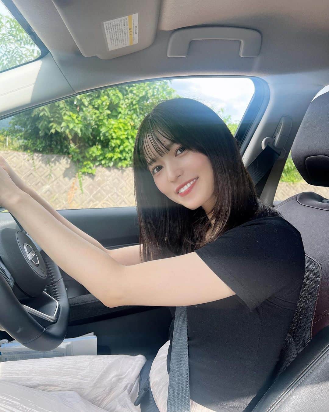 新井椎夏さんのインスタグラム写真 - (新井椎夏Instagram)「運転する女の子はどうですか？☺️🔋」9月9日 22時42分 - elsy_shiina