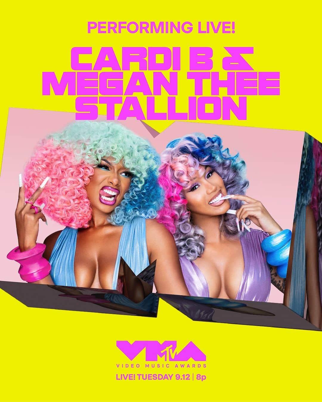 MTVさんのインスタグラム写真 - (MTVInstagram)「Taking these bongos to the 2023 #VMAs – yep, @iamcardib and @theestallion are PERFORMING 🚨  Don’t miss out on music’s most iconic night, this Tuesday at 8p 💛」9月10日 0時00分 - mtv