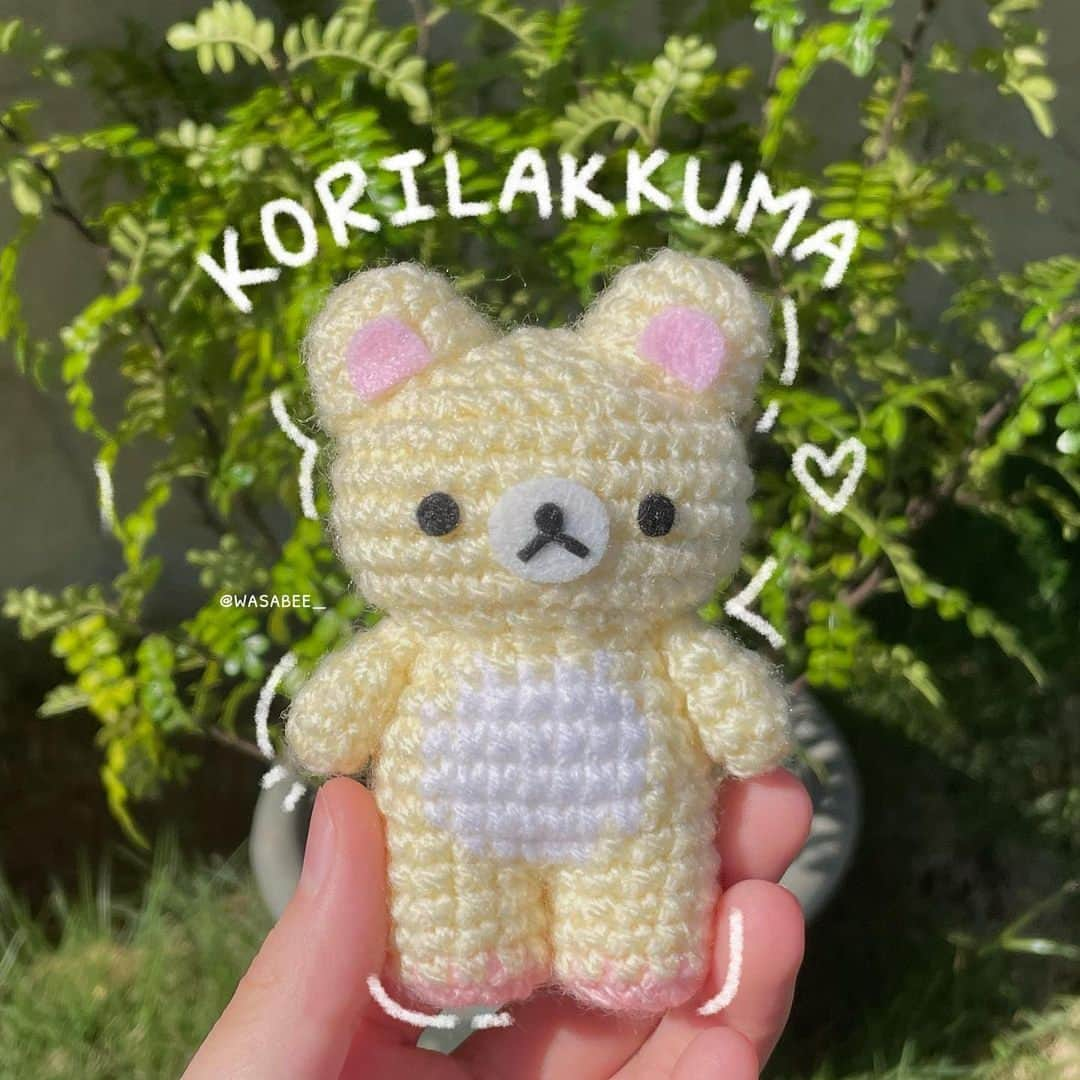 Rilakkuma US（リラックマ）さんのインスタグラム写真 - (Rilakkuma US（リラックマ）Instagram)「@wasabee_ has created such a cute crochet Korilakkuma! What amazing craftsmanship! ✨🧶  #rilakkumaus #rilakkuma #sanx #sanxoriginal #kawaii #plush #plushies #リラックマ #サンエックス #crochet #diy」9月10日 0時01分 - rilakkumaus