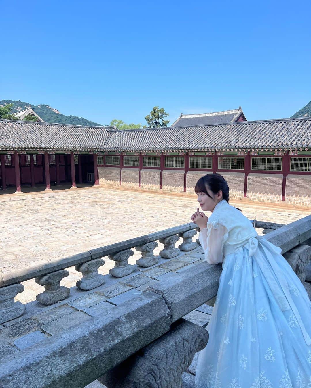 今井陽菜さんのインスタグラム写真 - (今井陽菜Instagram)「韓国旅行で着た韓服🇰🇷 ・ ・ ・ #🇰🇷 #韓国旅行  #チマチョゴリ」9月10日 1時28分 - haruna__imai
