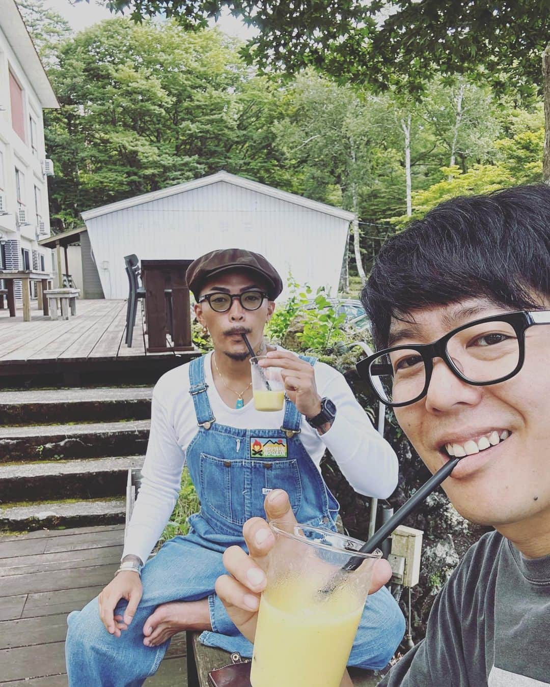 のインスタグラム：「数原君と仕事  #キャンプ #数原龍友 #楽しいロケ」