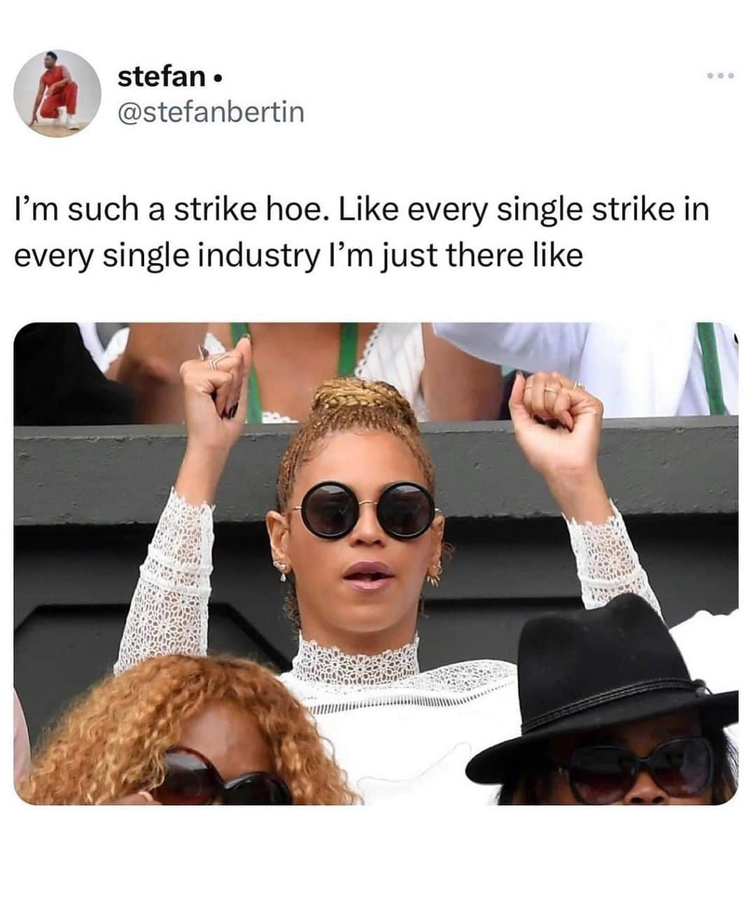 ソフィア・ブッシュのインスタグラム：「A Labor Day round up. Wishing a successful strike season to all, except the CEOs trying to break labor forces across industries. The workers will win.  And Happy Birthday to Bey, who brought the 🔥🪩 to #LaborDay」