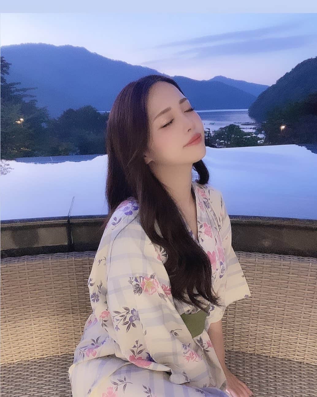 宮栞奈のインスタグラム：「♨️❤️」