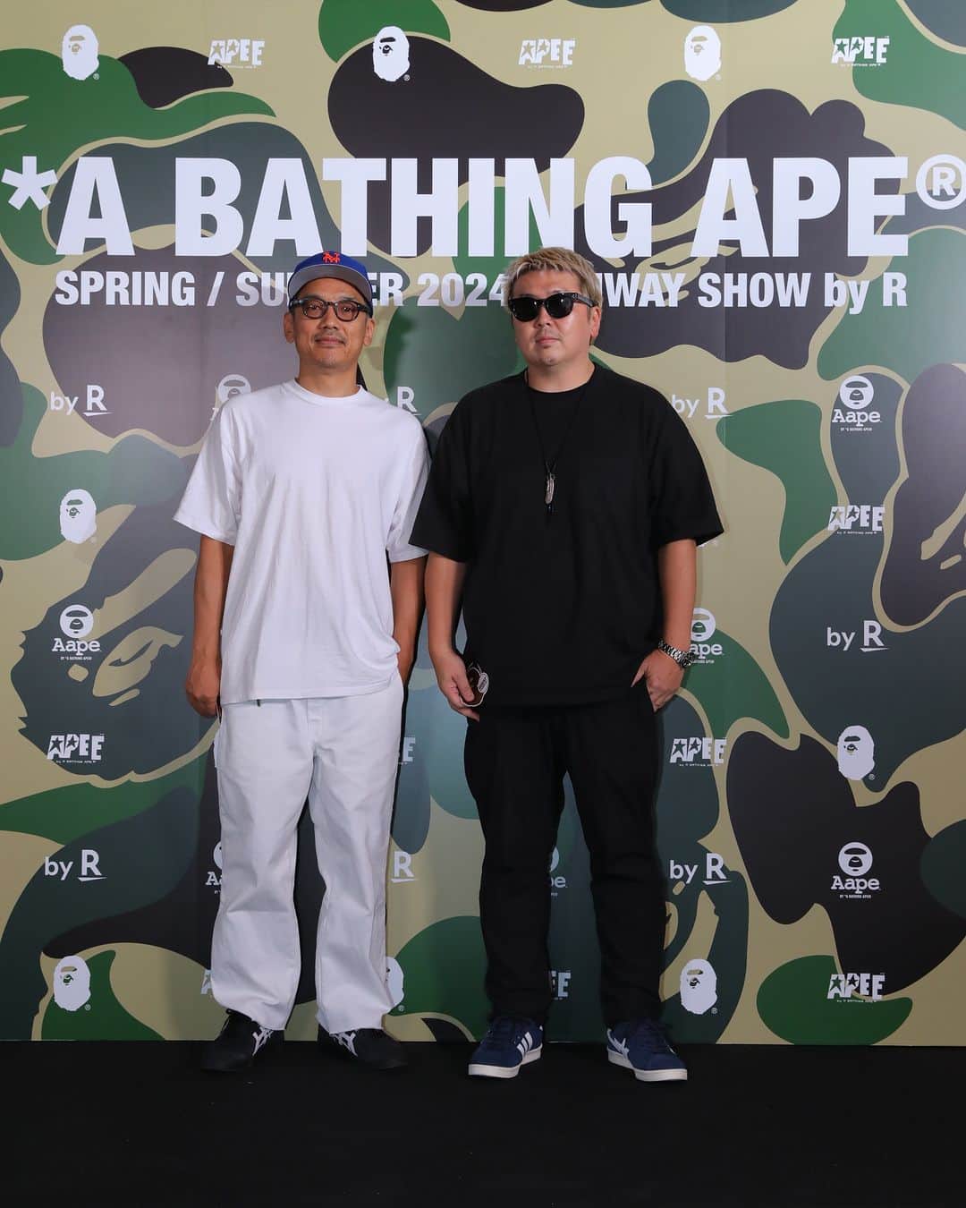 ア ベイシング エイプさんのインスタグラム写真 - (ア ベイシング エイプInstagram)「Celebrating BAPE®'s 30th Anniversary with guests gathered at the first-ever runway show in Japan,　A BATHING APE® SPRING/SUMMER 2024 RUNWAY SHOW by R    @okubomegane  @bxh_official @readymade_official @nexus7konno @nari_x_x_x_ @eritsukimoto @sneakerwolf @hiddy728 @winiche    @bape_japan @rakutenfashion   @rakutenfashion_byr @rakuten_fashion_men   @rakutenfwt    #bape #abathingape #bape30   #RakutenFashion #RakutenbyR #RakutenFWT」9月5日 23時48分 - bape_japan