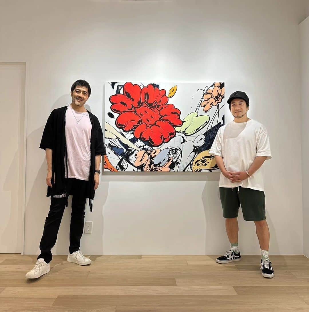 谷中敦さんのインスタグラム写真 - (谷中敦Instagram)「SHUN SUDO  Exhibition “In the studio”  大好きな友だちで尊敬するアーティスト、Shun Sudo のエキシビションに先日行ってきました。いつも元気もらってます。ありがとう！」9月5日 23時50分 - a.yanaka