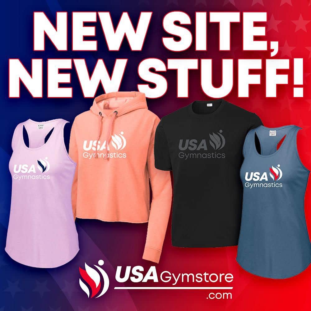Inside Gymnasticsさんのインスタグラム写真 - (Inside GymnasticsInstagram)「New Site, New Stuff! Visit USAGymstore.com for the latest and greatest!  #Sponsored  #Gymnastics」9月6日 0時04分 - insidegym