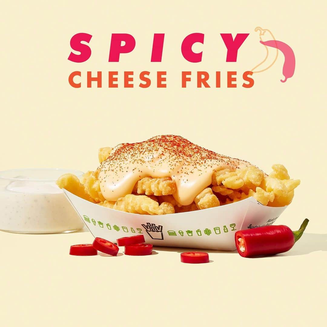 SHAKE SHACKさんのインスタグラム写真 - (SHAKE SHACKInstagram)「Holding on to that heat.🔥 Our new Hot Menu is here for a limited time! Get it now exclusively on the Shack App.   Hot Chicken  Crispy, white-meat chicken breast spiced with our own hot pepper blend, topped with pickles and Shack-made cherry pepper slaw.   Spicy Shackmeister Burger  100% Angus beef cheeseburger spiced with our own hot pepper blend, topped with crispy onions, chopped cherry peppers and ShackSauce.   Spicy Fries with Ranch Sauce  Crispy crinkle cut fries spiced with our own hot pepper blend, served with Shack ranch sauce.   Spicy Cheese Fries with Ranch Sauce  Crispy crinkle cut fries topped with cheese sauce and spiced with our own hot pepper blend, served with Shack ranch sauce.」9月6日 0時57分 - shakeshack