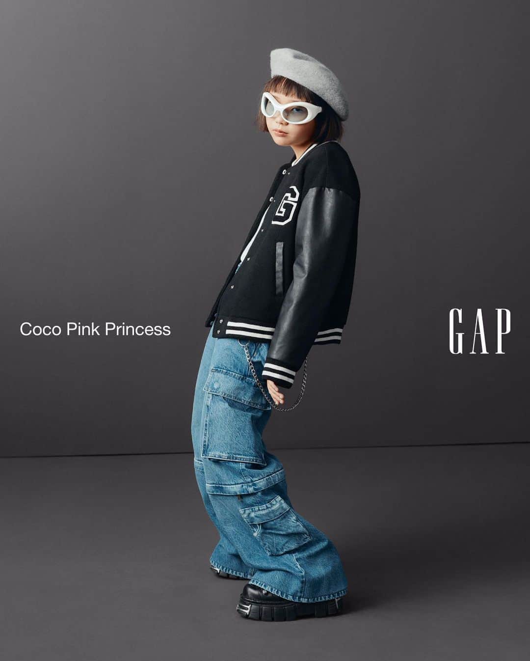 GAPさんのインスタグラム写真 - (GAPInstagram)「Coco Pink Princess. Fashionista.  . Forever Original. She’s the youngest member to showcase at the Young V & A Museum *snaps*. The Gen Alpha’s own styling can be seen during the upcoming Japanese culture exhibit.」9月6日 1時01分 - gap