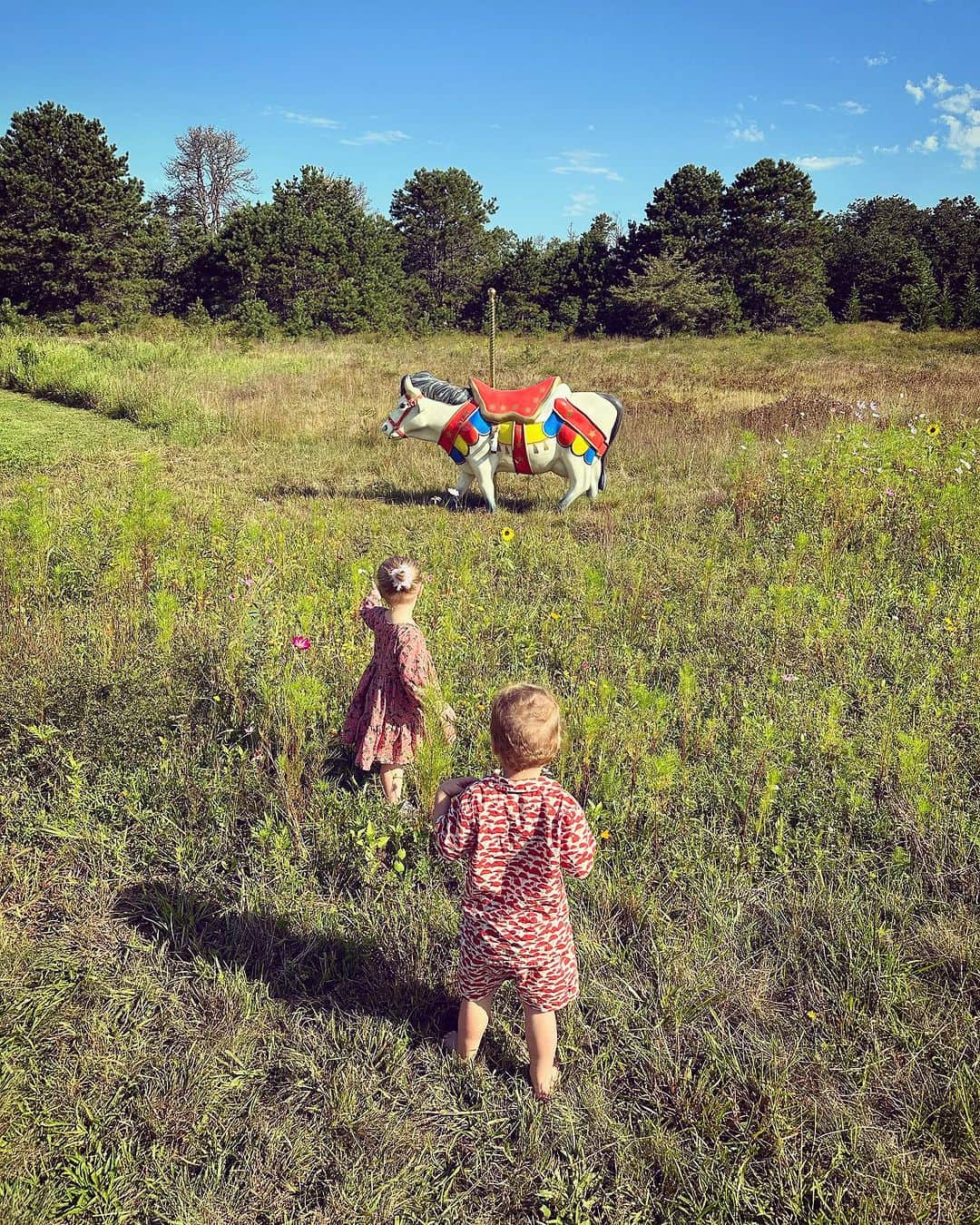 デレク・ブラスバーグのインスタグラム：「Summer, 2023. Hate to see you go, love watching you leave. 🌻💕🦞🍓」