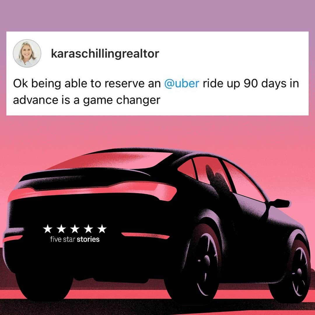Uberのインスタグラム：「Kara’s right!  Thread courtesy of @karaschillingrealtor.」