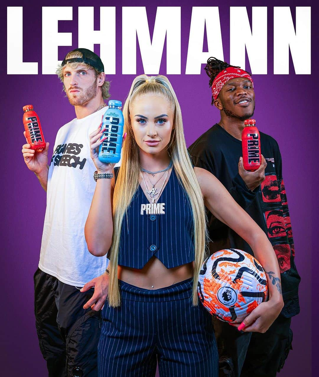 ローガン・ポールさんのインスタグラム写真 - (ローガン・ポールInstagram)「Welcome to the @drinkprime team @alishalehmann7 ⚽️」9月6日 2時01分 - loganpaul