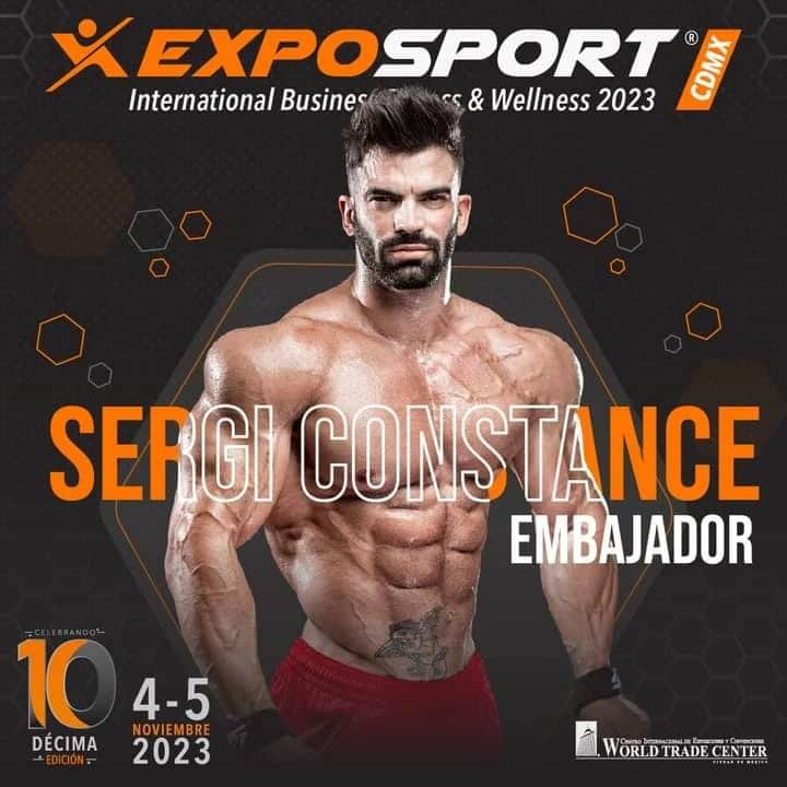 Sergi Constanceさんのインスタグラム写真 - (Sergi ConstanceInstagram)「🔥¡Zeus regresa como embajador de nuestra 10ma. edición de #Aniversario!🔥    @sergiconstance 🇪🇸, Competidor Mr. Olympia, Ganador de 3 títulos Men´s Physique 🏆 y 2 campeonatos en Estados Unidos🥇 además de aparecer como portada de la revista Iron Man y actor como Zeus en Justice League DC cómics. Actualmente CEO de un exitoso programa de acondicionamiento físico y nutrición personalizada, estará presente nuevamente en Expo Sport Fitness 🇲🇽   Ven y conócelo este 4 y 5 de Noviembre en el Centro Internacional de Exposiciones y Convenciones WTC 🤩   ¡Aprovecha y adquiere tus boletos con el 50% de descuento POR TIEMPO LIMITADO! 👇  https://ticketland.mx/exposportcdmx2023/Sergi%20Constance%20S%C3%A1bado *Incluido también en tu boleto #AllStar*   #exposport #exposportfitness #wearefitness #aniversarioexposport #exposportcdmx #exposportmeinspira #sergi #sergiconstance」9月6日 3時19分 - sergiconstance