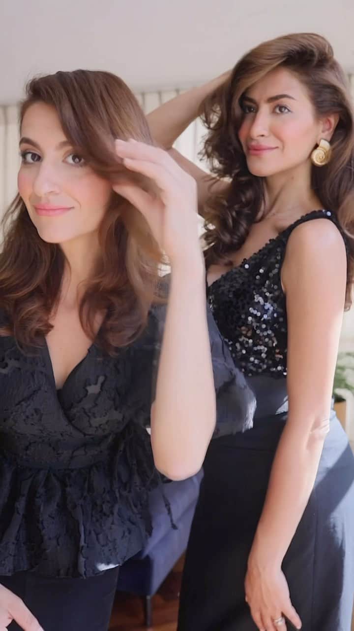 Sarah Angiusのインスタグラム：「Sister Sister 🖤✨👯‍♀️」