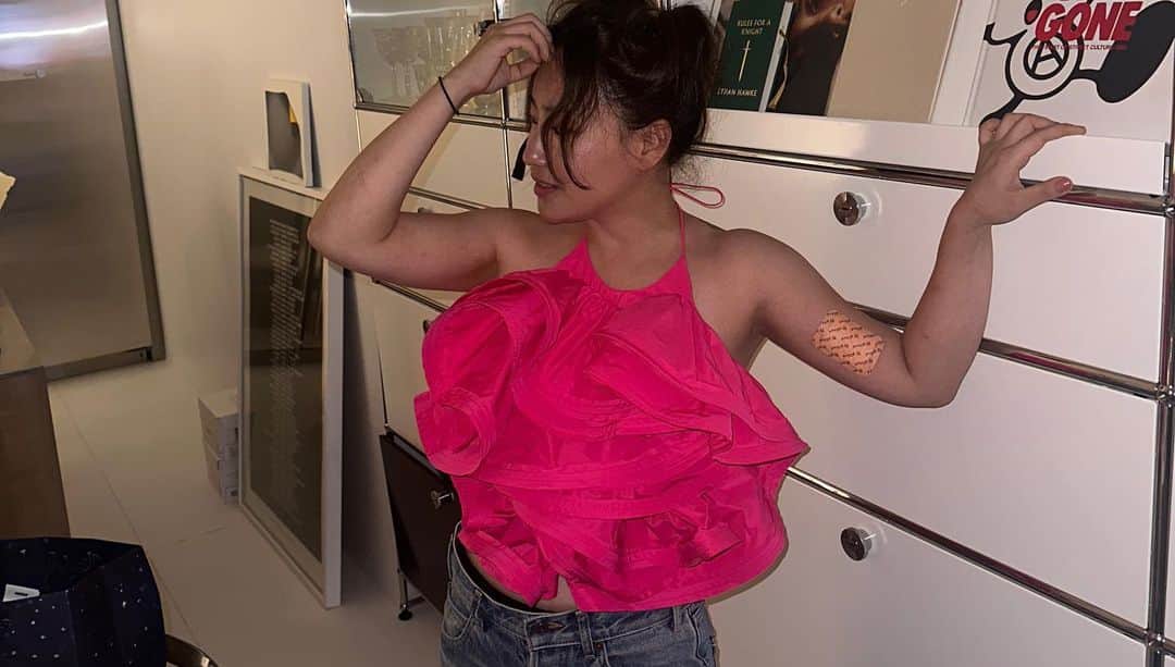 のインスタグラム：「행복했어 🩵 이런 날 나를 초청해주어서 고맙습니다 🩵 9.5」