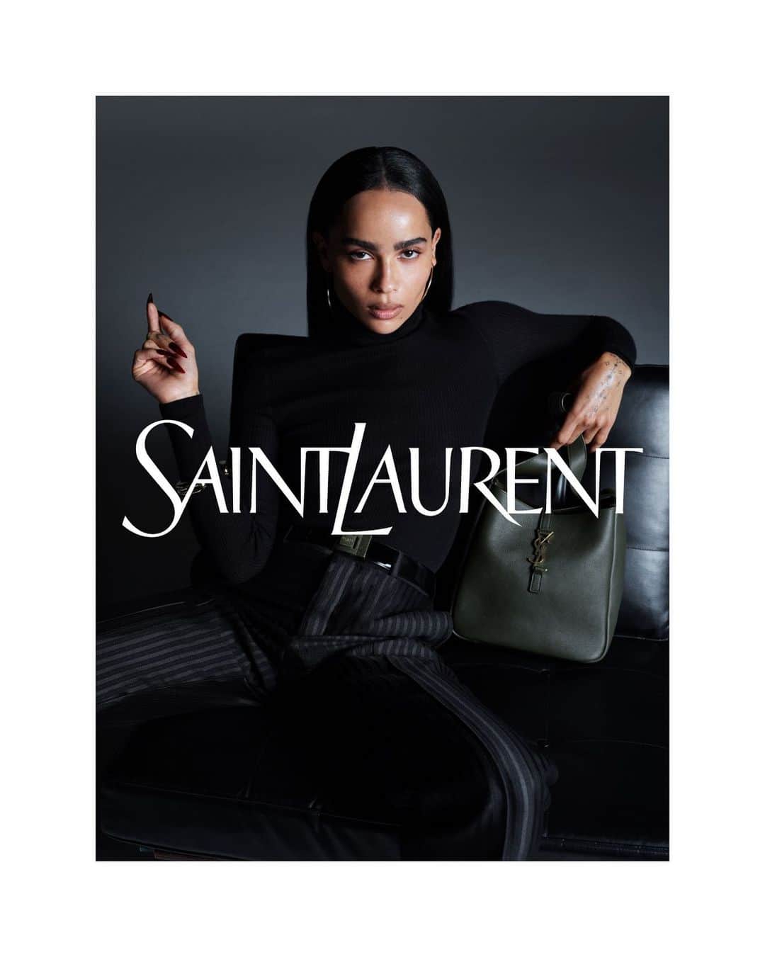 ゾーイ・クラヴィッツのインスタグラム：「fall 23 @ysl」