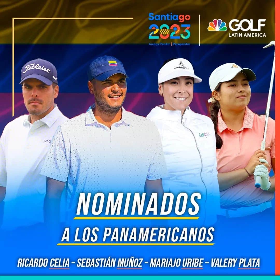 マリアホ・ウリベのインスタグラム：「🚨 ¡Atención Colombia! 🚨  La @fedegolf_col dio a conocer a los cuatro golfistas que viajarán a los Juegos Panamericanos @santiago2023oficial. ✅ 🇨🇴」