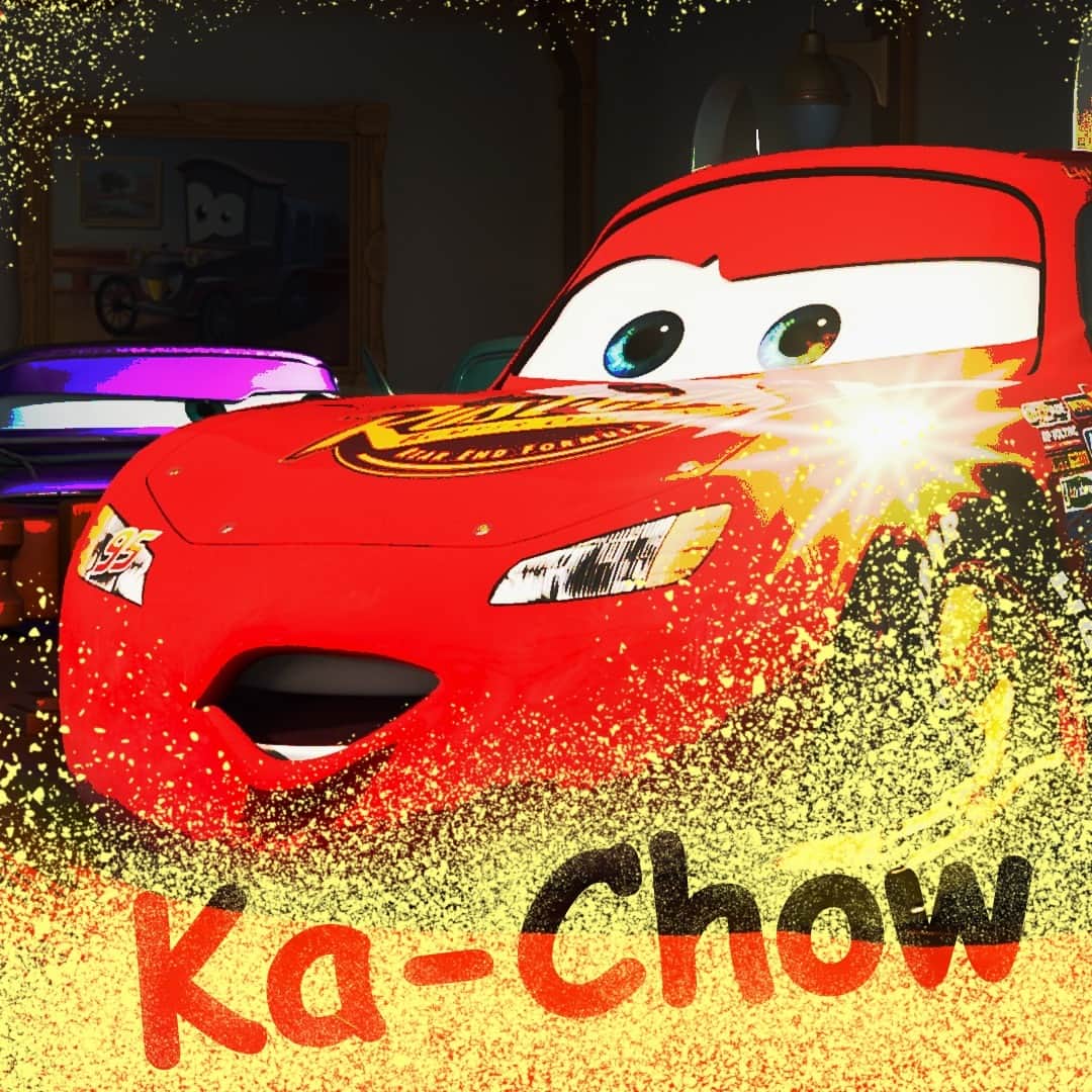 Disney Pixarさんのインスタグラム写真 - (Disney PixarInstagram)「⚡️Ka-Chow but 𝔦𝔫 𝓭𝓲𝓯𝓯𝓮𝓻𝓮𝓷𝓽 𝕗𝕠𝕟𝕥s.⚡️  Happy #LightningMcQueenDay! 🚗」9月6日 7時00分 - pixar