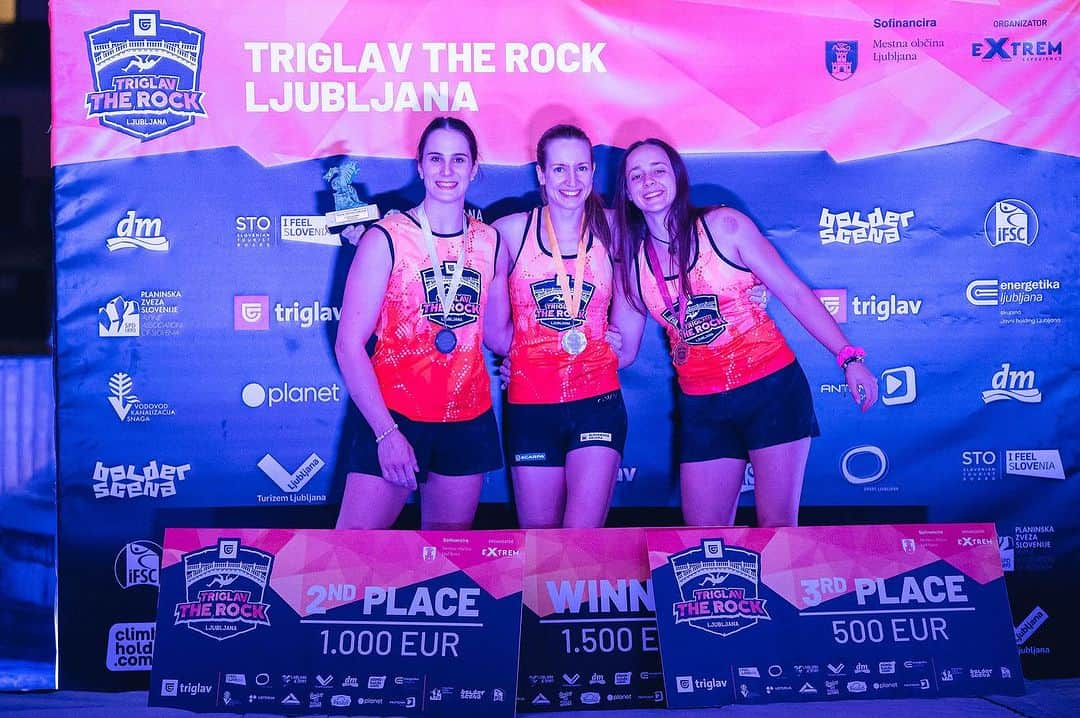 ユリア・クルーダーさんのインスタグラム写真 - (ユリア・クルーダーInstagram)「Second place at this year’s edition of @triglavtherock 🥈 such a fun event I get to do with my friends!! 🥰  📸: @nikbfoto」9月6日 5時28分 - julijakruder