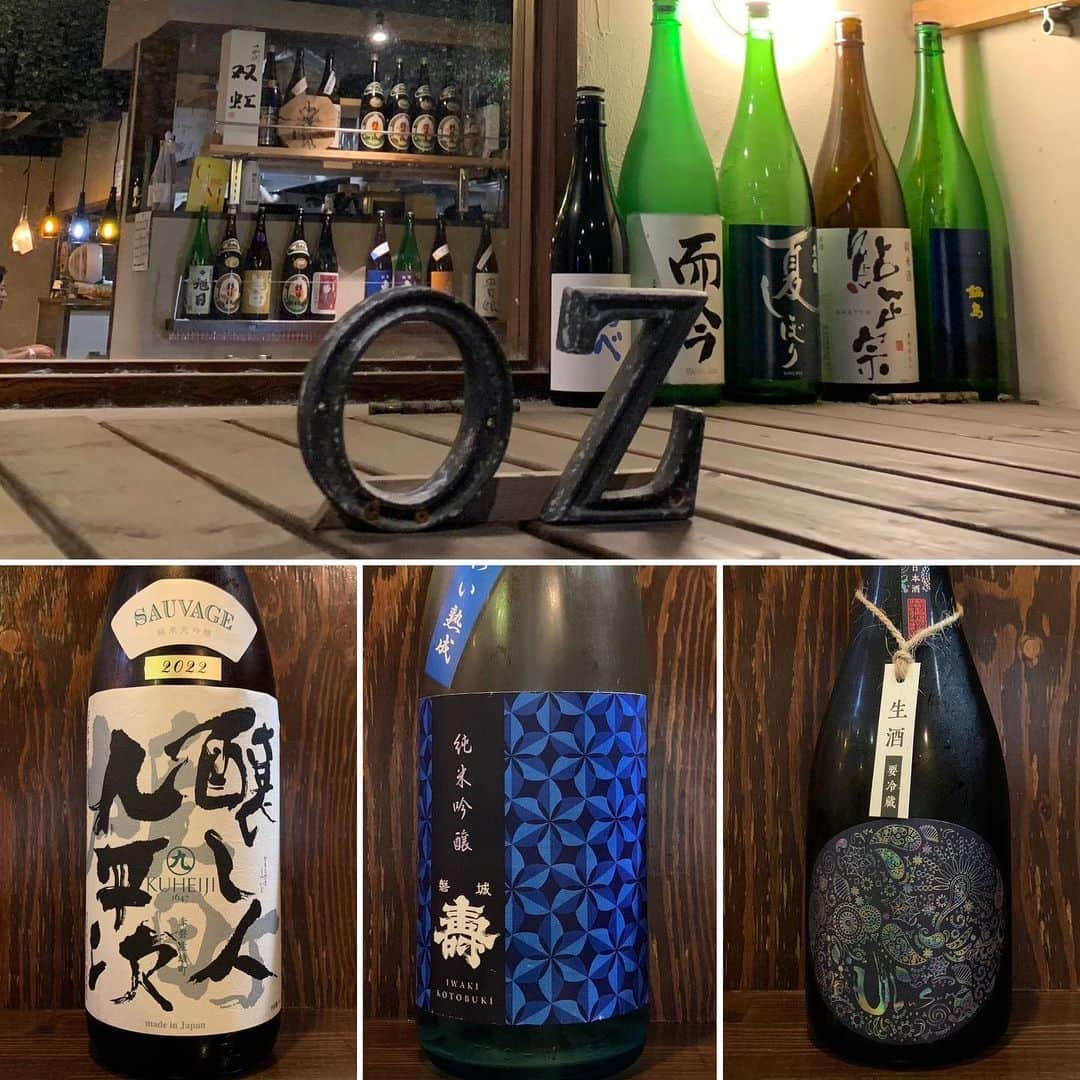 くろさんのインスタグラム写真 - (くろInstagram)「和風中華と美味しい日本酒が呑めるお店OZ  昨夜も美味しいお酒と美味しい中華堪能しました😋  メニュー制覇すべく昨夜はシウマイ・青椒肉絲・ラーメンなんぞ。 毎回全て美味しいのですが、青椒肉絲の豚肉がめちゃ旨で感動してたら、鯛出汁ラーメンが専門店以上のクオリティでビビりました🍜 毎回想像を上回る美味しい料理を提供してくれるのが楽しみすぎます◡̈  #日本酒と和風中華OZ #奥沢OZ #OZ奥沢 #奥沢中華 #町中華ならぬ変態中華 #変態中華 #日本酒と和風中華 #磯ツブ貝佃煮 #豚シウマイ #海老ぷりシウマイ #青椒肉絲 #鯛出汁ラーメン #奥沢日本酒 #奥沢居酒屋 #自由が丘居酒屋 #奥沢グルメ #奥沢ディナー #自由が丘グルメ #自由が丘ディナー #赤星が飲める店 #美味しい日本酒が飲める店 #かがた屋酒店 #醸し人九平次 #醸し人九平次赤磐産雄町 #磐城壽 #産土 #日本酒好きな人と繋がりたい #くろ呑み喰い」9月6日 5時29分 - m6bmw