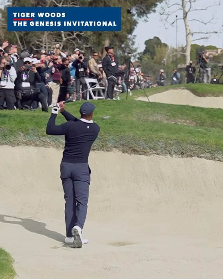 PGA TOURのインスタグラム：「No beach trouble here 🏖️ Best shots from fairway bunkers in 2023 so far.」