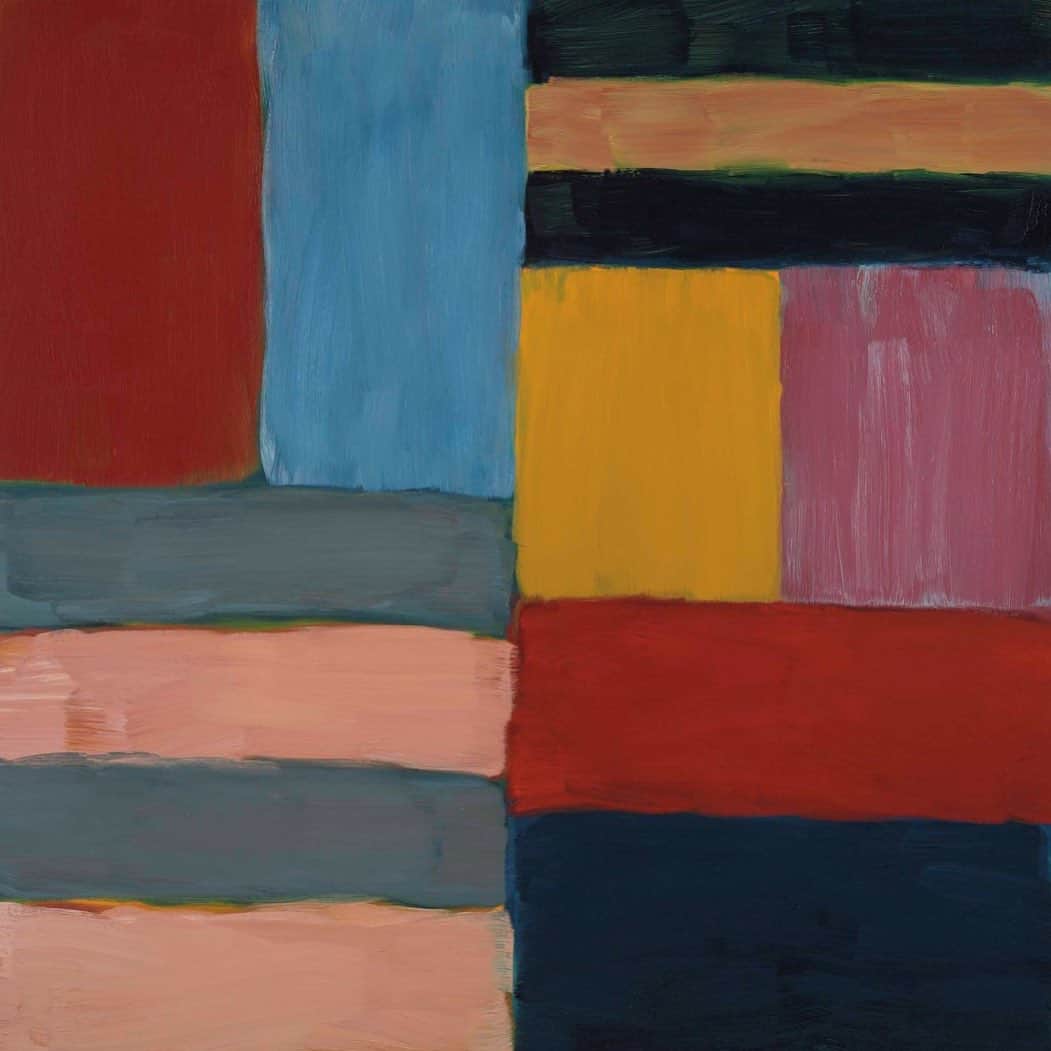 Meganのインスタグラム：「Wall of Light Blue Blue by Sean Scully via 〰️ @christiesinc  . . . . #abstractexpressionism #seanscully #christies」