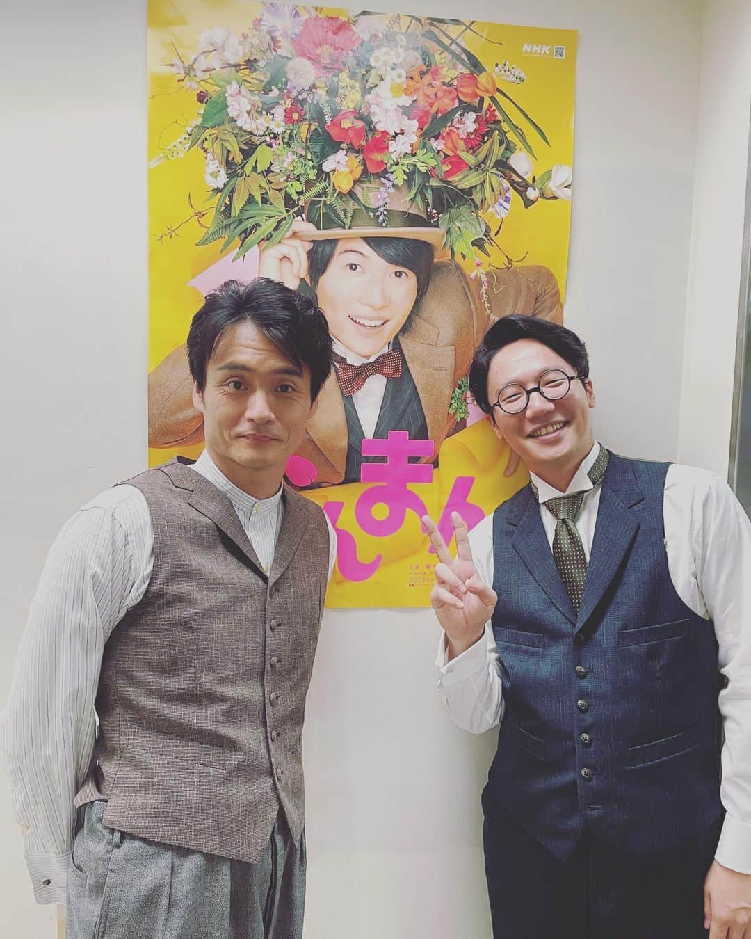 前原滉さんのインスタグラム写真 - (前原滉Instagram)「本当に素敵すぎる亀田さんと  目大事にします  #朝ドラらんまん」9月6日 8時25分 - koumaehara