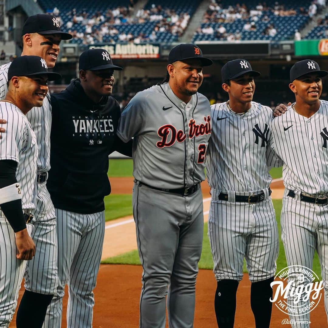 ミゲル・カブレラさんのインスタグラム写真 - (ミゲル・カブレラInstagram)「Thank you, @yankees! #GraciasMiggy」9月6日 8時41分 - miggy24