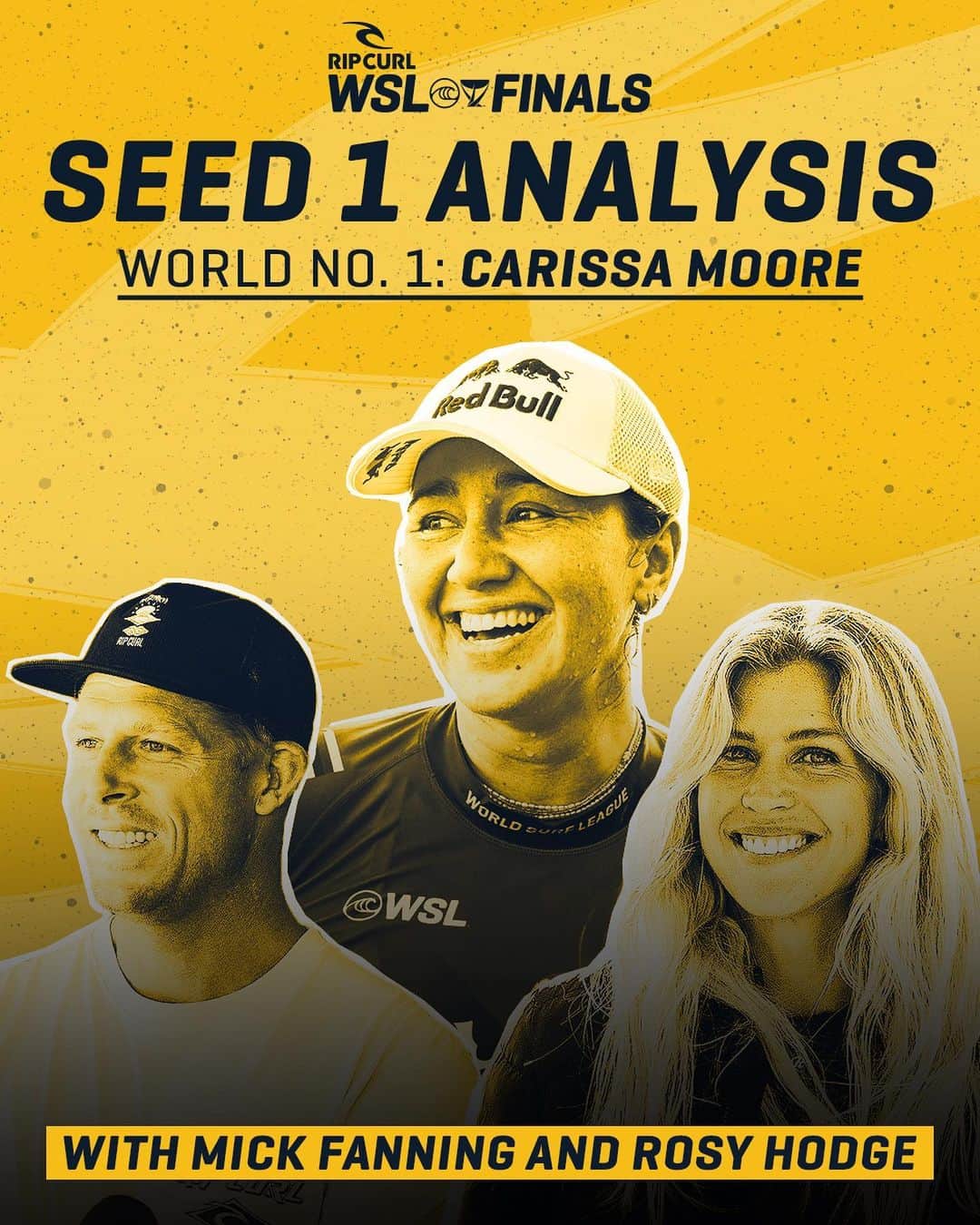 世界プロサーフィン連盟（WSL）のインスタグラム：「Will @rissmoore10 take home her 6th World Title? 🤔   Watch the #RipCurlWSLFinals live Sep 8-16 on worldsurfleague.com.」