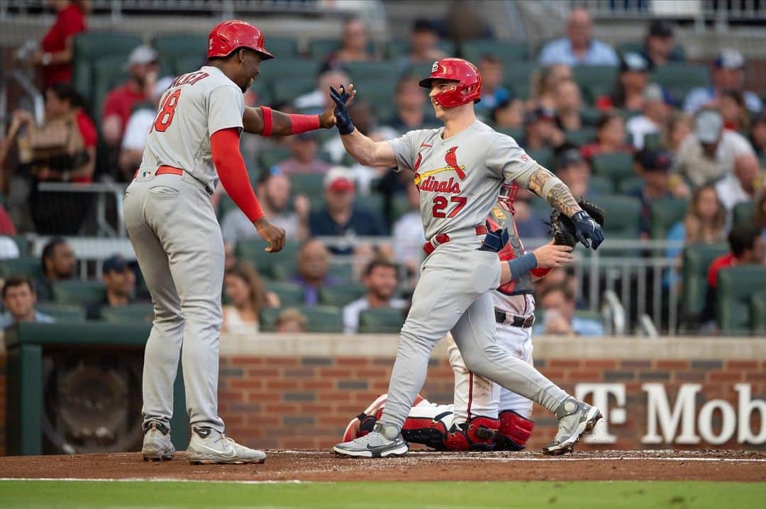 セントルイス・カージナルスのインスタグラム：「Home runs in bulk.」
