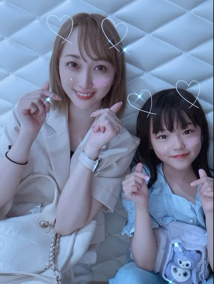 白井美帆のインスタグラム：「愛梨ちゃんが作ってくれた♡ @sairi3104  #twice #once」