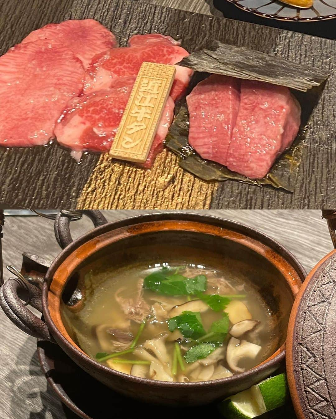 古川真奈美さんのインスタグラム写真 - (古川真奈美Instagram)「. . えみちんとお肉食べてきた🥩 麻布十番にある牛に金棒さん🐮@ushinikanabou_azabujuban ⁡ たらふく食べてきて大満足すぎました！！！！ 贅沢すぎるお肉三昧🤤❤️ ひとつひとつにこだわりがあって、全部食べ方が違う🍖 お肉の焼き方にもすごいこだわりがあった😳 お肉は全て店員さんがその場で焼いてくれてくれるよ🙋🏻‍♀️ ⁡ 近江牛特上サーロインのトリュフすき焼きは、(名前からして最強すぎる笑) 米たまご🥚だった！初めてみた！ 黄身が真っ白なたまご😳 すき焼きとの相性抜群で美味しかった〜🥹❤️ ⁡ お肉好きにはたまんないメニューでした🌸 全部個室でゆっくりできるし、女子会にもおすすめです🙌🏻 ⁡ ⁡ 〜料理長お任せコース〜 【前菜】 特上6種盛り合わせ 【タン焼】 近江牛タンカルビ　ピンクグレープフルーツのネギタレ 近江牛特上タン　フォアグラバター醤油 【炭火焼】 近江牛特上タン　厚切りタン元昆布締め 【サラダ】 金棒オーガニック 自家製オーガニックドレッシング 【塩焼】 近江牛特上ハラミ 【土瓶蒸し】 近江牛テール　旬の旨味 【箸休め】 ガリキャベ 【カツサンド】 ヒレワッサン 【牛休め】 富士の鶏ささみの湯葉焼き 【タレ焼】 近江牛シャトーブリアン　雲丹添え 【すき焼】 近江牛特上サーロインのトリュフすき焼き 【お食事】 新之助　羽釜近江牛炊き込みご飯 【甘味】 メロンのジュレ ⁡ ⁡ ⁡ ⁡ #牛に金棒 #創作焼肉 #麻布十番焼肉 #麻布十番ディナー #ヒレワッサン #麻布十番グルメ #麻布十番デート #ヒレカツサンド#instalike #instamood  #ootd #东京 #扎心了 #ow  PR #맞팔 #instapic  #팔로우미 #instaphoto #instagravure #girl #glam #followme #japanesegirl #selfies #gravure  #lookgoodfeelgood」9月6日 9時38分 - mana_0619