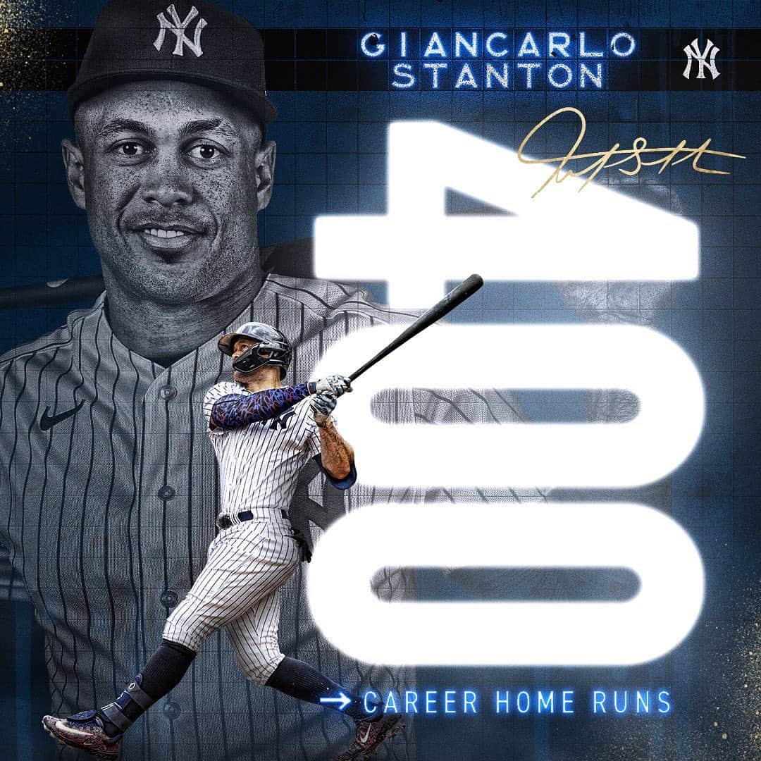 ニューヨーク・ヤンキースさんのインスタグラム写真 - (ニューヨーク・ヤンキースInstagram)「400 Big Ones for Big G.   Congrats, @giancarlo818!」9月6日 10時25分 - yankees