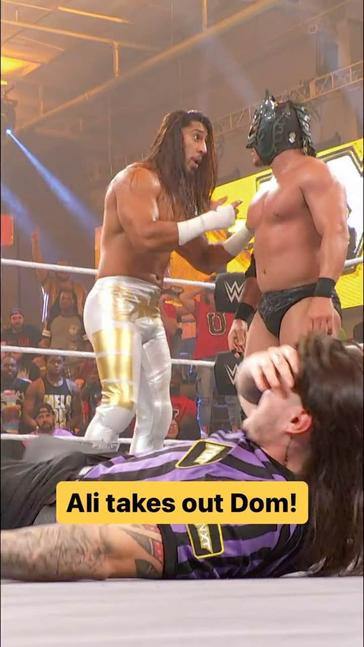WWEのインスタグラム：「That’s what you get @dominik_35 😡 #WWENXT」