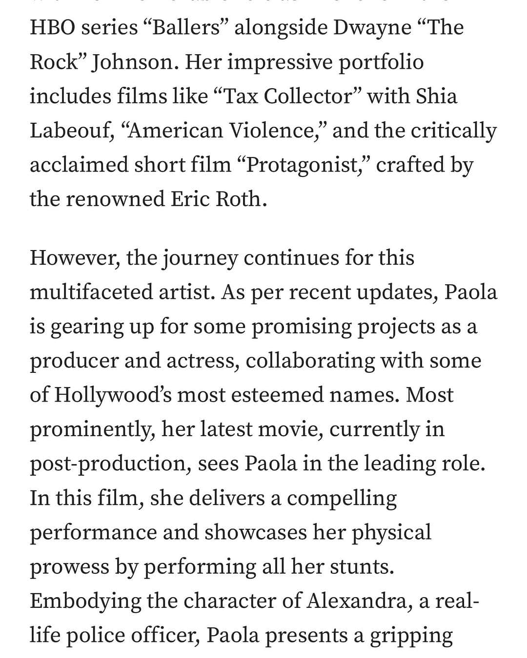 パオラ・ポーリンさんのインスタグラム写真 - (パオラ・ポーリンInstagram)「Thank you so much @medium  @ariellavi_15 for this amazing article about my production company and career path @paola_paulin ! I loved it !💙 I want to invite you all to read it and thank you so much for your support  - Gracias @medium @ariellavi_15  por este increíble artículo acerca de mi compañía productora y my carrera como actress @paolapaulinventures !💙 los invito a que lo lean y gracias a todos por su apoyo」9月6日 10時42分 - paola_paulin