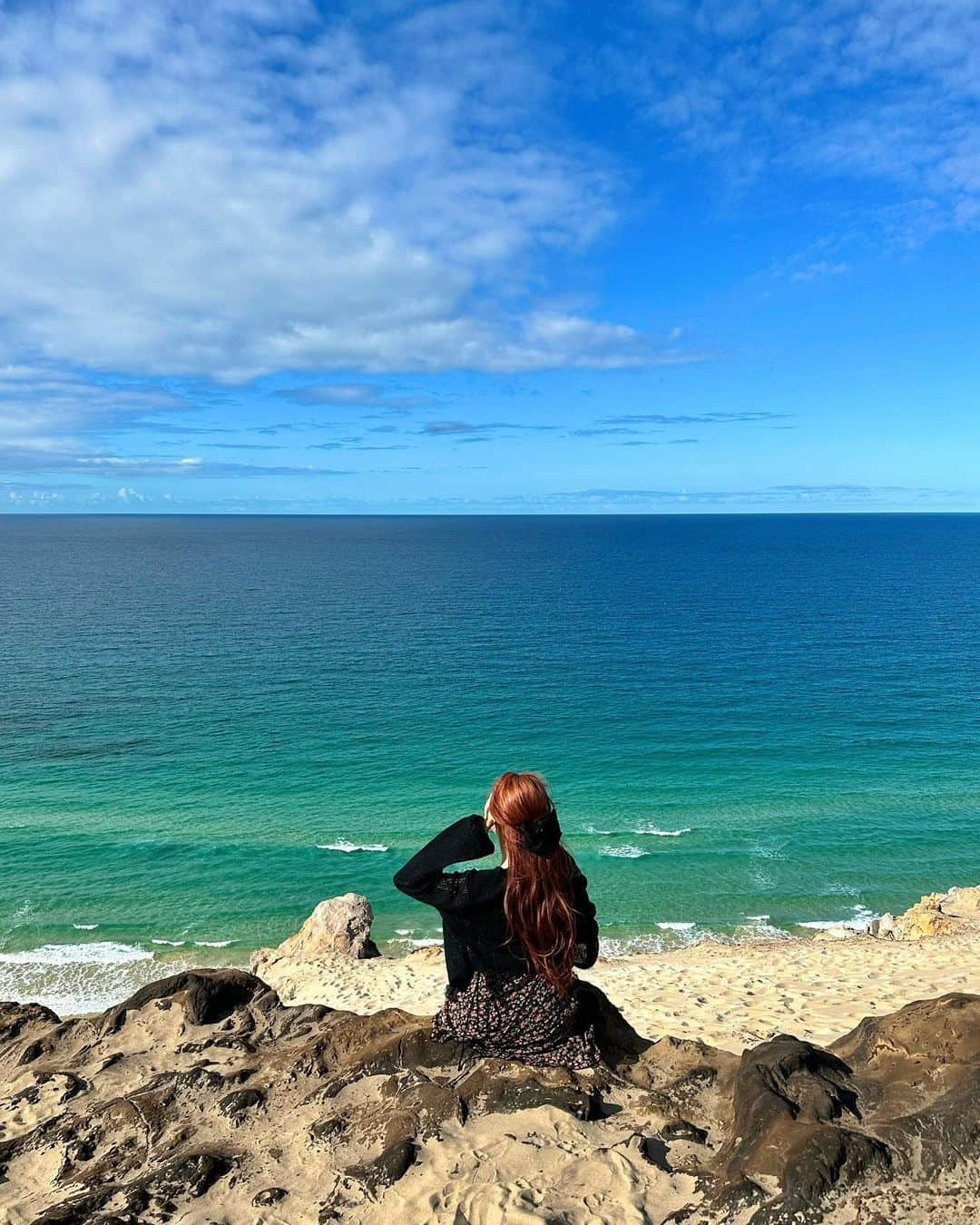 ジユルさんのインスタグラム写真 - (ジユルInstagram)「하늘이 그림☁️  #rainbowbeach #🇦🇺」9月6日 10時57分 - jiyul_7