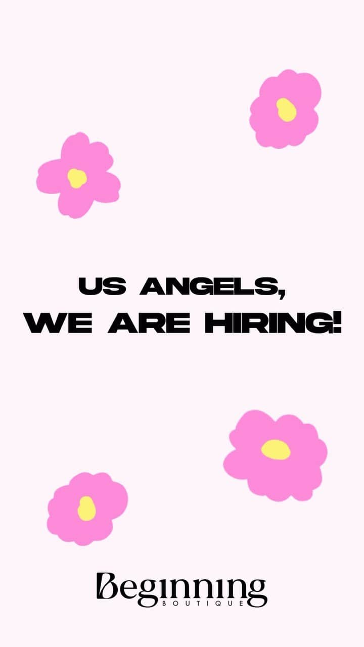 Beginning Boutiqueのインスタグラム：「US ANGELS, WE ARE HIRING 🤍  We are currently hiring for a Retail Sales and Styling Manager + Assistant for our new store located in San Diego!   If you love putting together cute outfits, creating occasional social content and providing great customer service, we want you!   Full details and requirements located on our US website under the Careers page! Any further questions, let us know below 🫶🏼✨」
