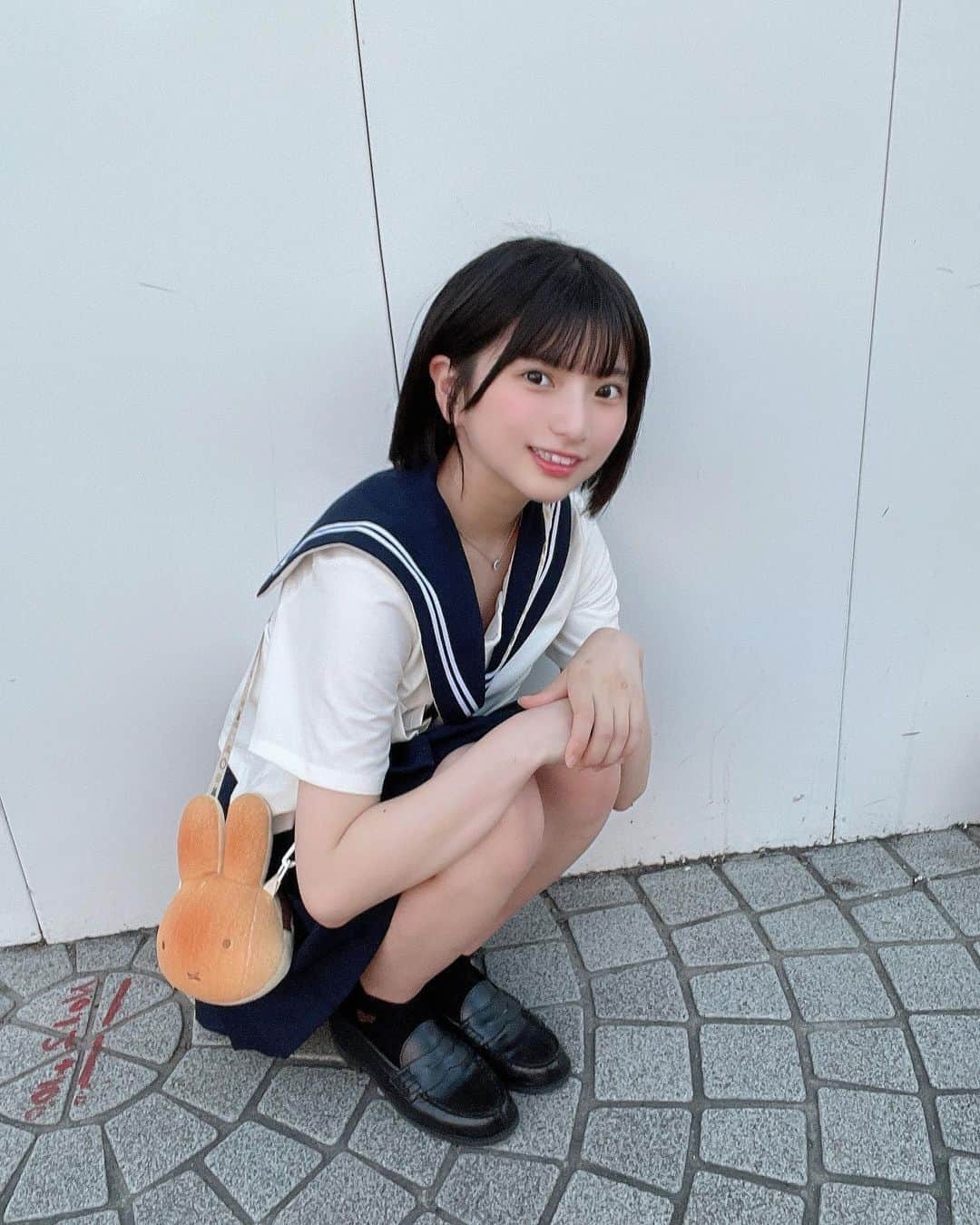 姫野ひなのさんのインスタグラム写真 - (姫野ひなのInstagram)「おはのん〜♡セーラー服、すき？🥰」9月6日 13時18分 - pi._.y