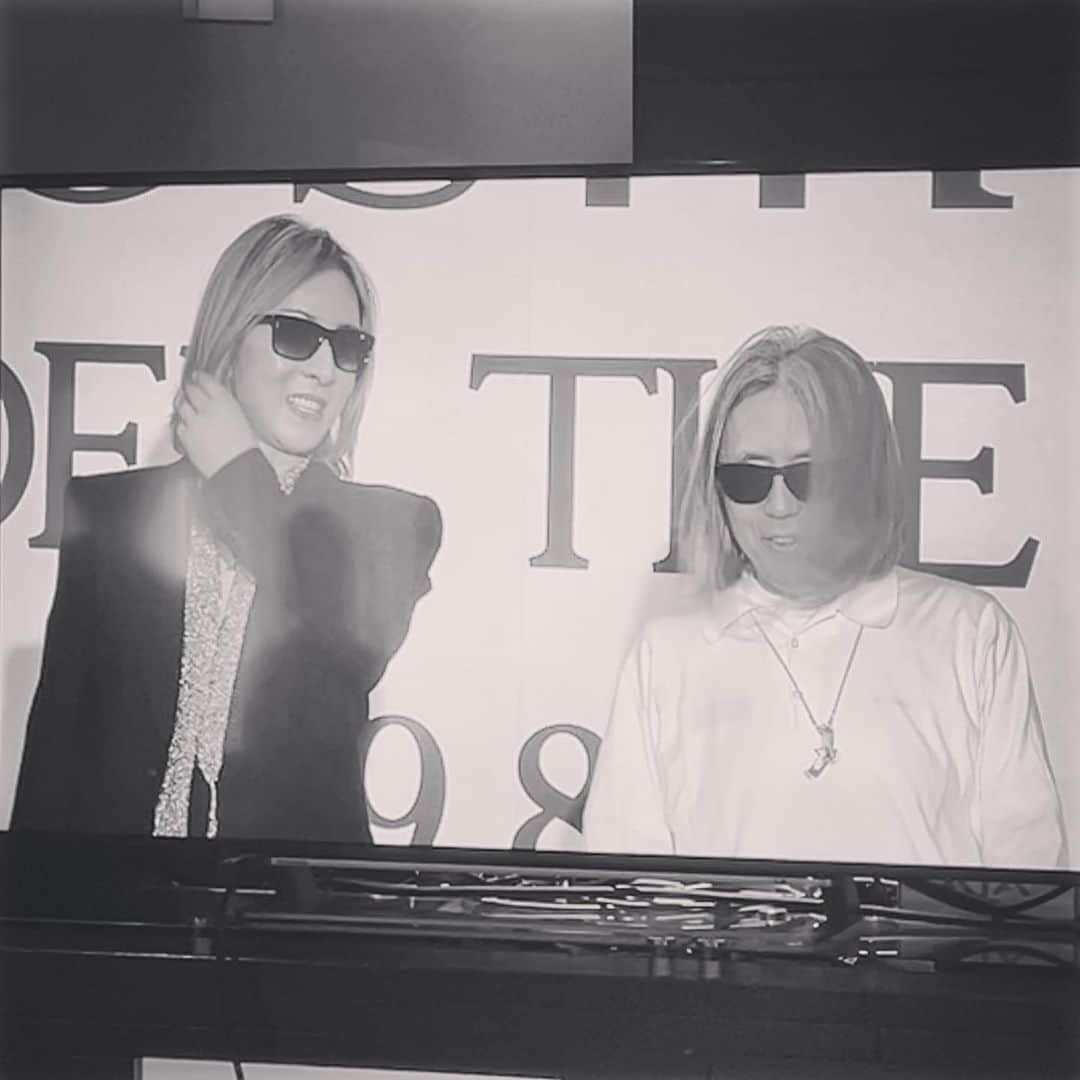 藤原ヒロシのインスタグラム：「“the YOSHIKI” @yoshikiofficial」