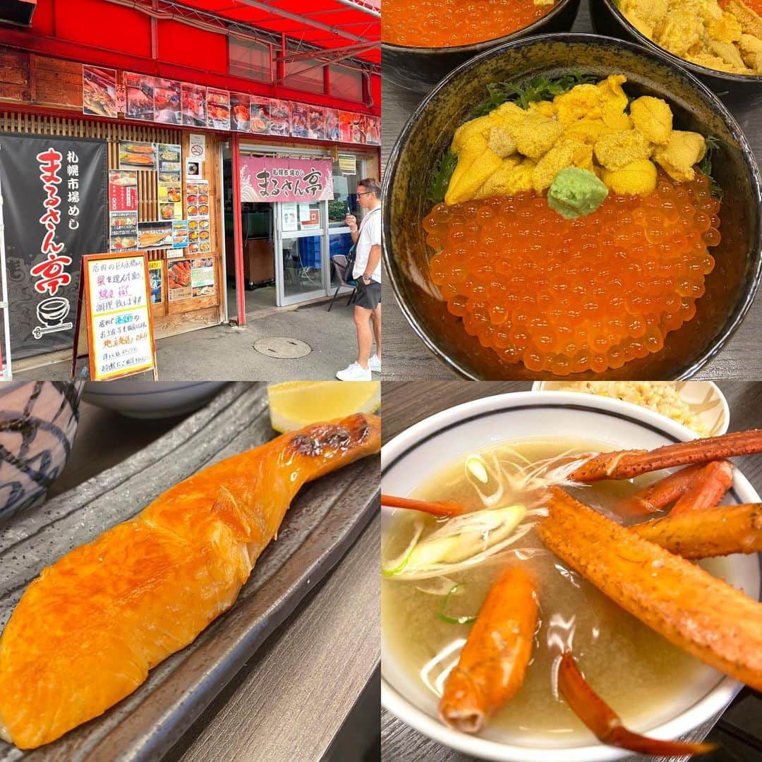 MIKIさんのインスタグラム写真 - (MIKIInstagram)「北海道ゴルフ旅行🩵✈️🩵 美味しいものいーっぱい食べて ゴルフして⛳️🏌️‍♀️🩷 花火大会まで見れて🥹🎆 毎日のんだくれた😆🍻✨  #北海道 #北海道旅行 #かに #蟹 #ジンギスカン #ラーメン #北海道グルメ #味噌ラーメン #すすきの #海鮮丼 #ゴルフ旅行 #ゴルフ女子 #ゴルフ女子と繋がりたい #ごるふすきな人と繋がりたい #北海道ゴルフ #真駒内 #真駒内ゴルフ倶楽部 #シャムロックゴルフ倶楽部 #花火大会 #花火 #場外市場 #まるさん亭 #辛いラーメン14 #モエレ沼公園 #モエレ沼芸術花火 #anew #anewgolf #ゴーカート」9月6日 14時30分 - mktyy_golf