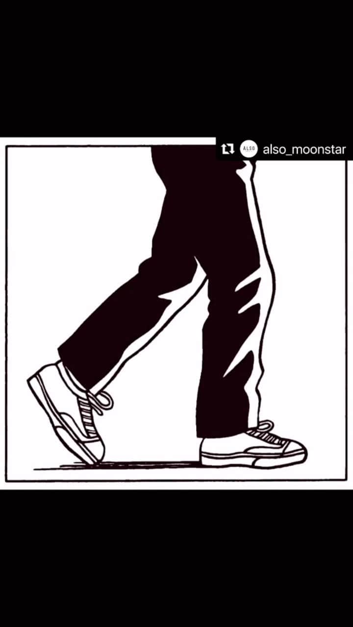 MOONSTARのインスタグラム：「ALSO MOONSTARにて開催されるイベントのお知らせです。 . . . MOONSTAR for ARPENTEUR  このたび伝統的なフレンチスポーツウェアをコンセプトに持つ『ARPENTEUR @arpenteur 』と一緒に靴をつくりました。 ARPENTEURらしい、クラシックながらどこかスポーティな印象がしっかりと反映された靴に仕上がっています。 今回、ローンチイベントとしてコラボスニーカーはもちろん、アパレルの新製品や「タンタンの冒険」作者の弟子であるRégric氏が作成したビジュアルのポスターも販売いたします。 初日はデザイナーであるMarc氏も在店いたします！  会期:9/9(Sat)-9/24(Sun) 会場: @also_moonstar   福岡ではななかなか見れることの少ないARPENTEURの商品を実際にご覧いただける絶好の機会となっております。特にポスターは日本で販売されることは大変稀でおすすめです！ 皆さまぜひお越しください。  #arpenteur  #アーペントル  #moonstarshoes  #ムーンスター」
