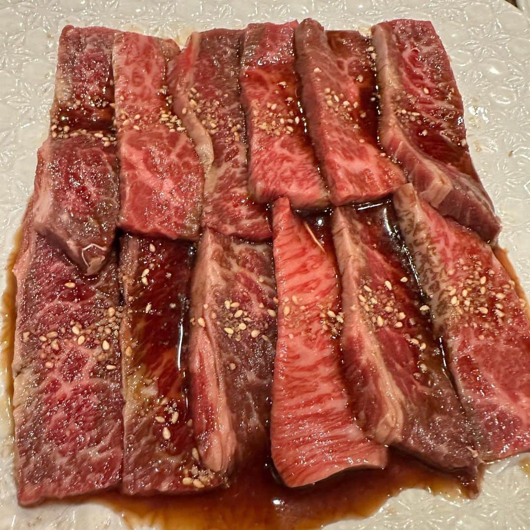 狩野舞子さんのインスタグラム写真 - (狩野舞子Instagram)「・ チームアスリートで焼肉🥩 @yakiniku_mitsukuni さんのお肉最高に美味しかったです💪 アスリートはやっぱりお肉だねー🤣👏 ・ #焼肉  #光肉 #肉テロ」9月6日 14時55分 - kanochan715